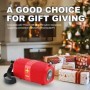 T&G TG667 Altavoz Bluetooth portátil con luz LED cruzada, nivel de apa