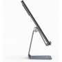 AISENS Soporte De Sobremesa Tamaño M Ajustable (1 Pivote) Para Movil / Tablet, Gris