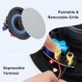 Herdio Paquete de altavoces de techo Bluetooth bidireccionales de 4 ",