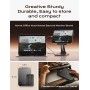 LISEN Soporte Tablet de iPad Mesa Ajustable, 4,7-12,9" Atril Tablet Stand para Ebook Kindle, iPad 11th 10th Air Mini Pro 2024