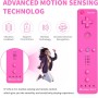 TechKen Mando y Nunchuck para Wii - 2 Mando a distancia inalámbrico para Wii y Wii U [2 rosa]