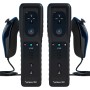 TechKen Mando y Nunchuck para Wii - 2 Mando a distancia inalámbrico para Wii y Wii U [2 rosa]