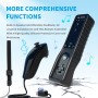 TechKen Mando y Nunchuck para Wii - 2 Mando a distancia inalámbrico para Wii y Wii U [2 rosa]