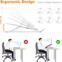 GRIFEMA GB1054 Soporte Portátil Plegable, 6 Ángulos Adjustable Elevador Portátil, Compatible con la Mayoría de los Portátiles de