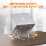 GRIFEMA GB1054 Soporte Portátil Plegable, 6 Ángulos Adjustable Elevador Portátil, Compatible con la Mayoría de los Portátiles de