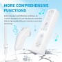 TechKen Mando y Nunchuck para Wii - 2 Mando a distancia inalámbrico para Wii y Wii U [2 rosa]