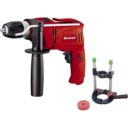 Einhell Taladro percutor atornillador eléctrico con cable - TC-ID 650 E. 650 W, 240 V, 2600 RPM, 2 funciones: perforación y