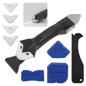 Aplicador Silicona, Herramienta de Calafateo Silicona, Espatula Silicona para Juntas para Baño de Cocina