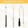 VEGCOO 3Pcs Herramientas de Recogida Iman Flexible Telescópicas Magnéticas 1.5LB 3LB 5LB, Herramientas Taller Mecanico Iman