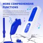 TechKen Mando y Nunchuck para Wii - 2 Mando a distancia inalámbrico para Wii y Wii U [2 rosa]