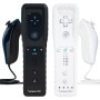 TechKen Mando y Nunchuck para Wii - 2 Mando a distancia inalámbrico para Wii y Wii U [2 rosa]