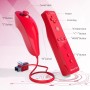 TechKen Mando y Nunchuck para Wii - 2 Mando a distancia inalámbrico para Wii y Wii U [2 rosa]