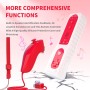 TechKen Mando y Nunchuck para Wii - 2 Mando a distancia inalámbrico para Wii y Wii U [2 rosa]
