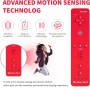 TechKen Mando y Nunchuck para Wii - 2 Mando a distancia inalámbrico para Wii y Wii U [2 rosa]