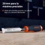 Presch Cincel para madera 6mm - Perfectamente afilado para uso inmediato - Profesional con ángulo de cuña de 25° - Robusta