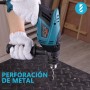 TEENO Taladro percutor con cable 710W con 20 accesorios, perilla de velocidad variable,Velocidad Variable 0-2.800 rpm， mango