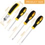 Labmilon 4 Piezas Extractor de Uñas, Removedor de Grapas Tapiceria, Quitagrapas Palanca, Tachuelas para Tapicero Herramienta de