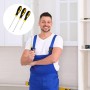 Labmilon 4 Piezas Extractor de Uñas, Removedor de Grapas Tapiceria, Quitagrapas Palanca, Tachuelas para Tapicero Herramienta de