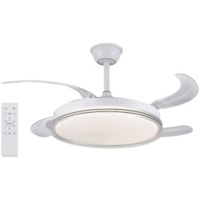 azorex Ceiling Fan with LED Light 70W and Remote Control DC Motor Silent 6 Speeds Timer Lighting Dimmable 3000K-4200K-6500K
