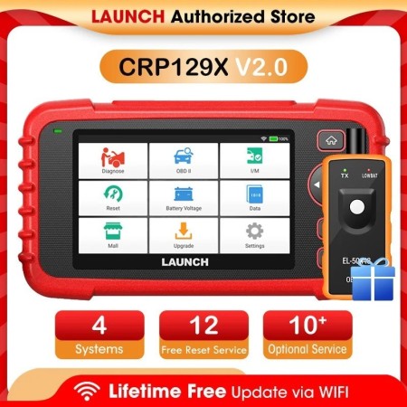 Nueva llegada lanzamiento CRP129X V2.0 OBD2 escáner lector de código D