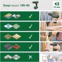 Bosch Martillo taladrador a batería UniversalImpact 18V (1 batería, sistema de 18 V, en Maletín) – Amazon Edición