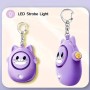 Llavero Alarma Personal 130dB con Luz LED Estroboscópica – Seguridad y Autodefensa para Mujeres, Niños y Ancianos – Botón de