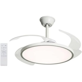 azorex Ceiling Fan with LED Light 40 W 107 cm Remote Control, 6 Speeds, Adjustable Lighting Timer (3000K-4200K-6500K) Reversible