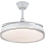 azorex Ceiling Fan with LED Light 40 W 107 cm Remote Control, 6 Speeds, Adjustable Lighting Timer (3000K-4200K-6500K) Reversible