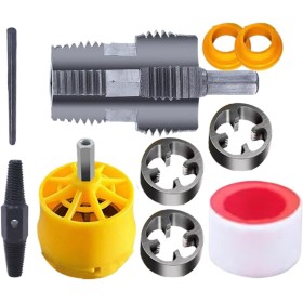 Herramienta Para Hacer Roscas De PVC, Juego De Roscas Para Tuberías De PVC, Herramienta De Reparación Manual De Taladro