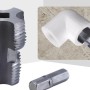 Herramienta Para Hacer Roscas De PVC, Juego De Roscas Para Tuberías De PVC, Herramienta De Reparación Manual De Taladro