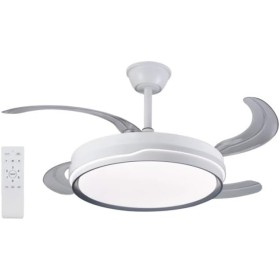 azorex Ventilador de Techo con Luz LED 70W y Control Remoto 107cm 6 Velocidades Temporizador Iluminación Regulable