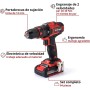 Einhell taladro atornillador percutor con batería TE-CD 18/40 Li-i +64 Power X-Change (iones de litio, 18 V, 40 Nm, electr.