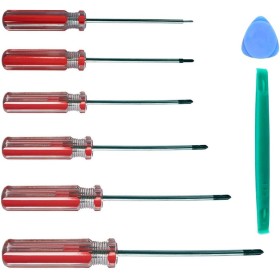 Fongmore Juego de 6 destornilladores de tres alas tipo Y de 1,5 mm, 2,0 mm, 3 mm, 4 mm, 5 mm, 6 mm, kit de destornilladores de