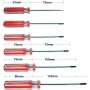Fongmore Juego de 6 destornilladores de tres alas tipo Y de 1,5 mm, 2,0 mm, 3 mm, 4 mm, 5 mm, 6 mm, kit de destornilladores de