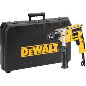 DEWALT DWD024KS-QS, Taladro percutor 701W, Potencia de salida 302W, 0-2800 rpm, 8.6Nm de par, Portabrocas sin llave 1.5-13mm,