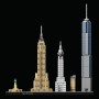 LEGO Architecture Londres, Kit de Construcción Creativa, London Eye, Big Ben, Tower Bridge, Maqueta de Monumentos Coleccionable,