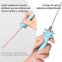 Pumwoy 15cm Cortador de Espuma Eléctrico, 27w Pluma de Corte de Espuma Máquina de Corte de Poliestireno, Herramienta de Corte de