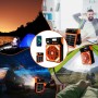 Kihhvlo Camping Fan with LED Flashlight and 4 Speeds, 90° Adjustment, USB and Type C, Ideal for Offices, Bedrooms and Camping