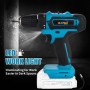KATSU FIT-BAT 21 V Taladro atornillador inalámbrico con portabrocas sin llave de 10 mm, ideal para tareas de bricolaje en el