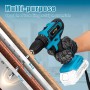 KATSU FIT-BAT 21 V Taladro atornillador inalámbrico con portabrocas sin llave de 10 mm, ideal para tareas de bricolaje en el