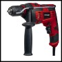 Einhell Juego de Taladro percutor TC-ID 720/1 E (perforación/ taladrado de Percusión, portabrocas de Liberación Rápida de 13 mm,