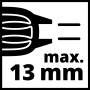 Einhell Juego de Taladro percutor TC-ID 720/1 E (perforación/ taladrado de Percusión, portabrocas de Liberación Rápida de 13 mm,