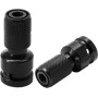 FortuneGlobe - Adaptador de punta para llave de impacto (2 unidades, 1/2 a 1/4, portapuntas de boquilla, varilla hexagonal,