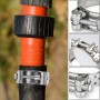 Abrazadera de perno Articulado, Rango de Sujeción 26-28 mm, 4 Piezas Abrazaderas de perno de acero Inoxidable, Abrazaderas de