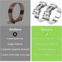 Abrazadera de perno Articulado, Rango de Sujeción 26-28 mm, 4 Piezas Abrazaderas de perno de acero Inoxidable, Abrazaderas de
