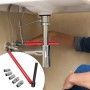 RANY Llave Tuerca Grifo a Llave Apretar Grifo con un Diámetro de 13 mm y 5 Tamaños Diferentes de Llave Fontanero para