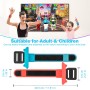 Pack de 2 Muñequeras para Just Dance 2025 - Cenawin 2 en 1 Muñequera Elástica Empuñadura Mando para Nintendo Switch/Switch Oled