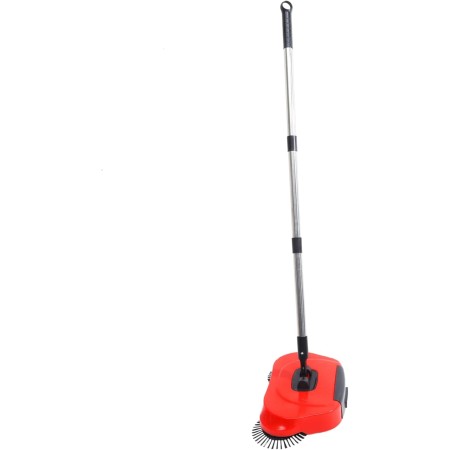CRILSTYLEO Escoba De Mano Multiusos con Recogedor Y Cubo De Basura Barrendero para Limpieza De Suelos Rotación para Pisos Duros