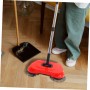 CRILSTYLEO Escoba De Mano Multiusos con Recogedor Y Cubo De Basura Barrendero para Limpieza De Suelos Rotación para Pisos Duros