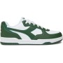 Diadora Raptor Low, Zapatillas de Gimnasio Unisex Adulto, Color Blanco, 38 EU